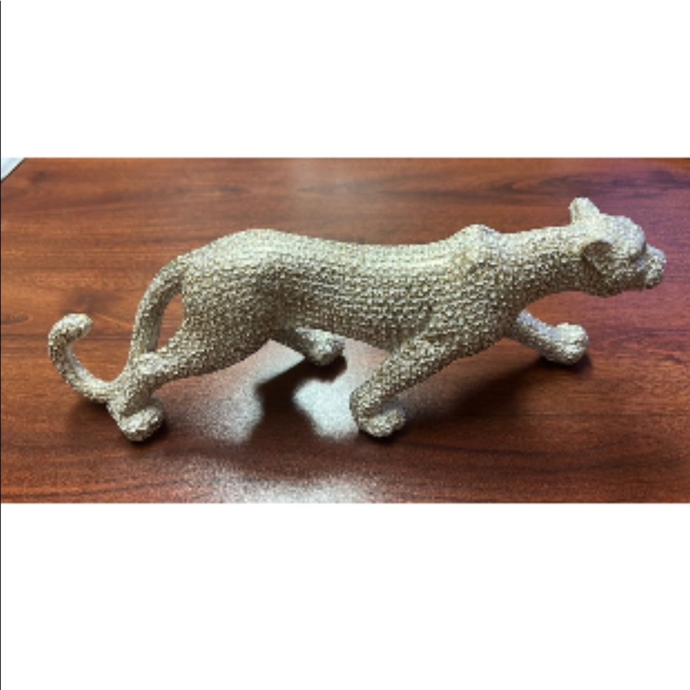 Silver Jaguar Decoration